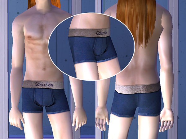 The Sims Resource - Calvin Klein Underwear - Blue