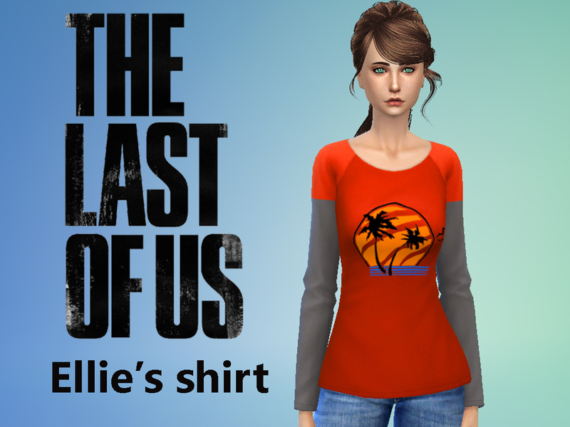 t shirt last of us