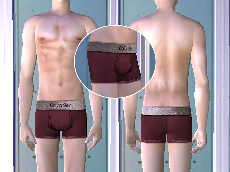 The Sims Resource - Calvin Klein Underwear - Red
