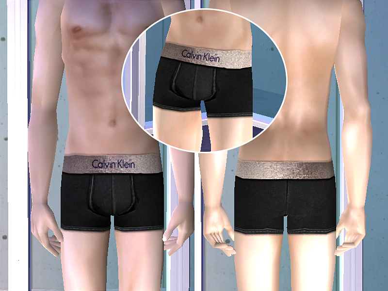 The Sims Resource - Calvin Klein Underwear - Black