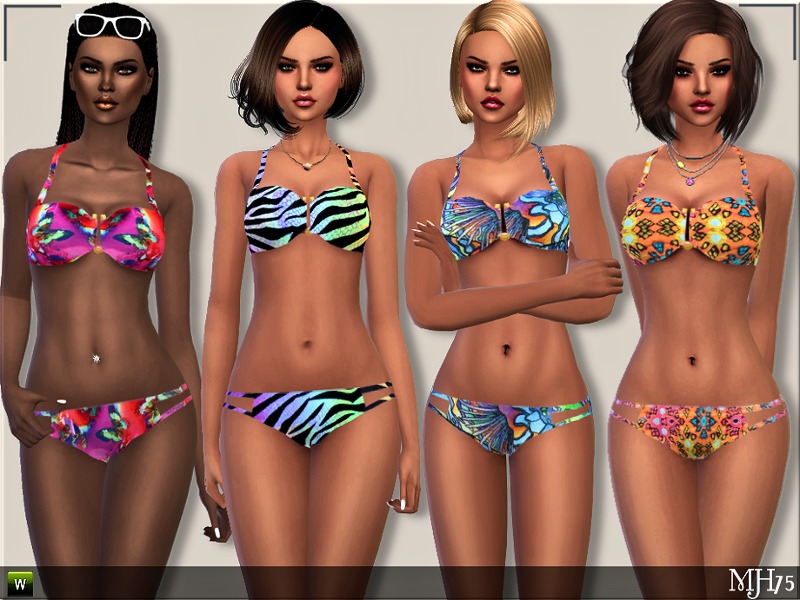 The Sims Resource - S4 Boohoo Bikinis