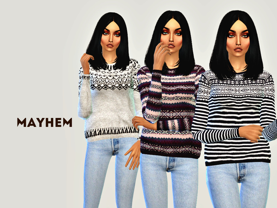 The Sims Resource - Fall Collection - Sweater 01
