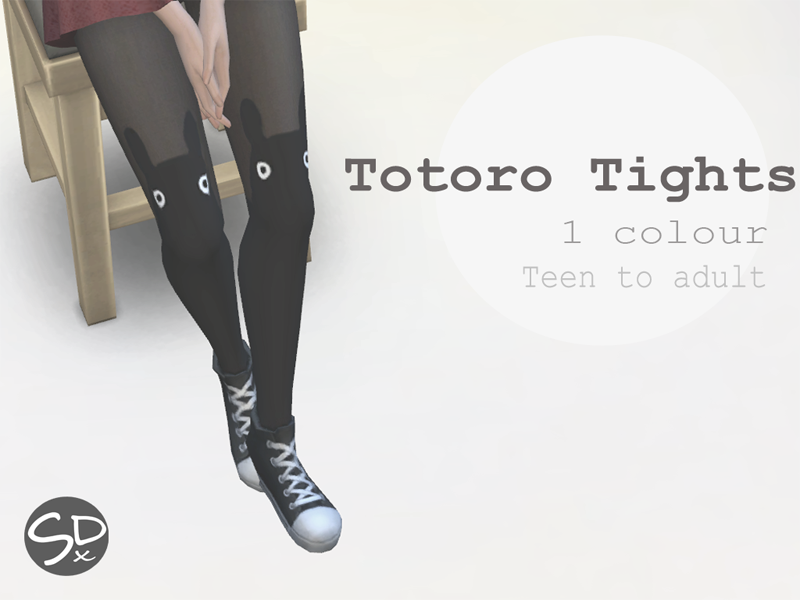 The Sims Resource - Sondescent ~ Totoro Tights