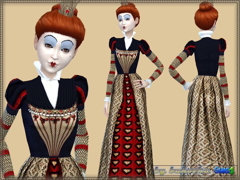 The Sims Resource - Set Red Queen