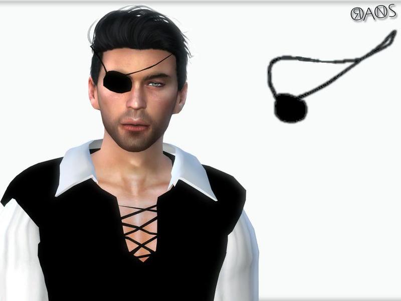 The Sims Resource - Pirate Costume Eye Patch