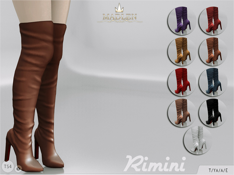 The Sims Resource - Madlen Rimini Boots