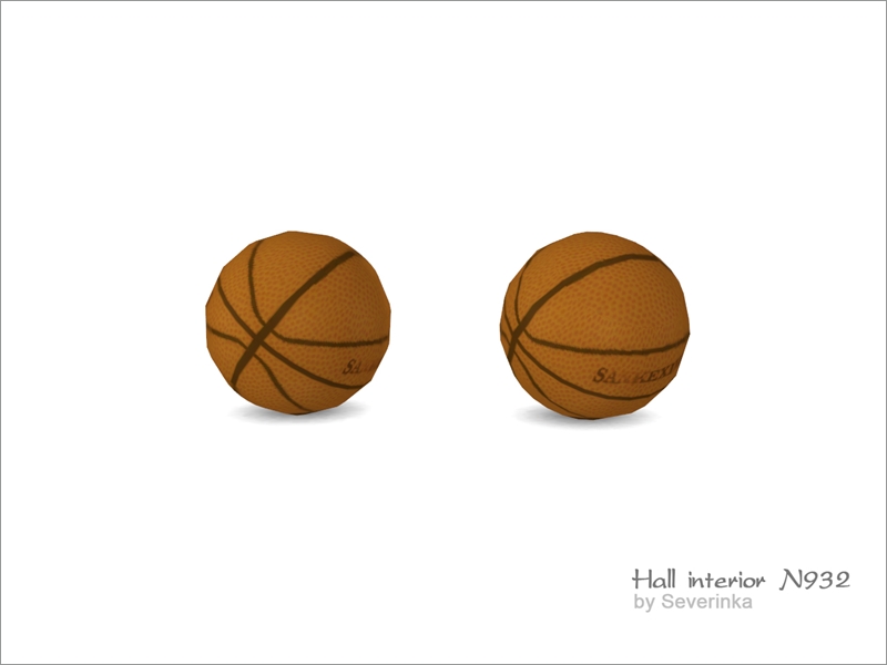 The Sims Resource - [Hall interior N932] Basketball