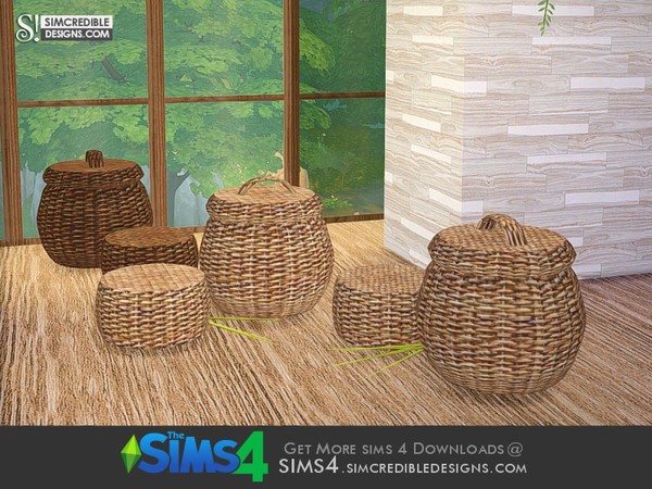 The Sims Resource - Terrace baskets duo