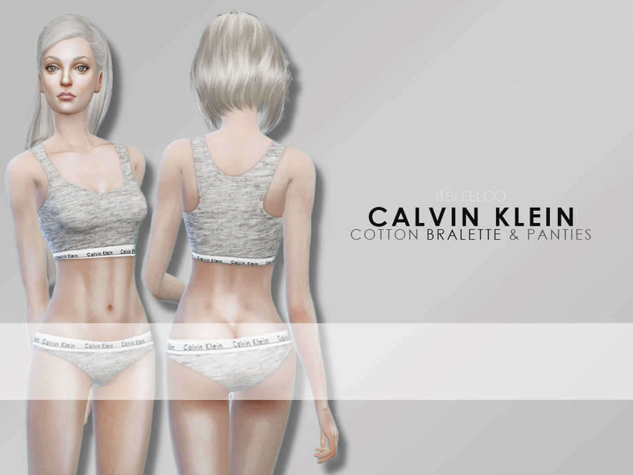 The Sims Resource - Calvin Klein - Cotton Bralette