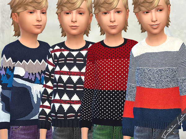 The Sims Resource - Sweater Winter Time