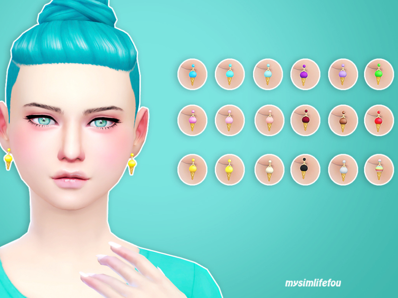The Sims Resource - Ear Ice Cream v2