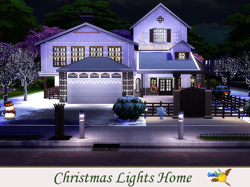 The Sims Resource - Christmas Lights Home