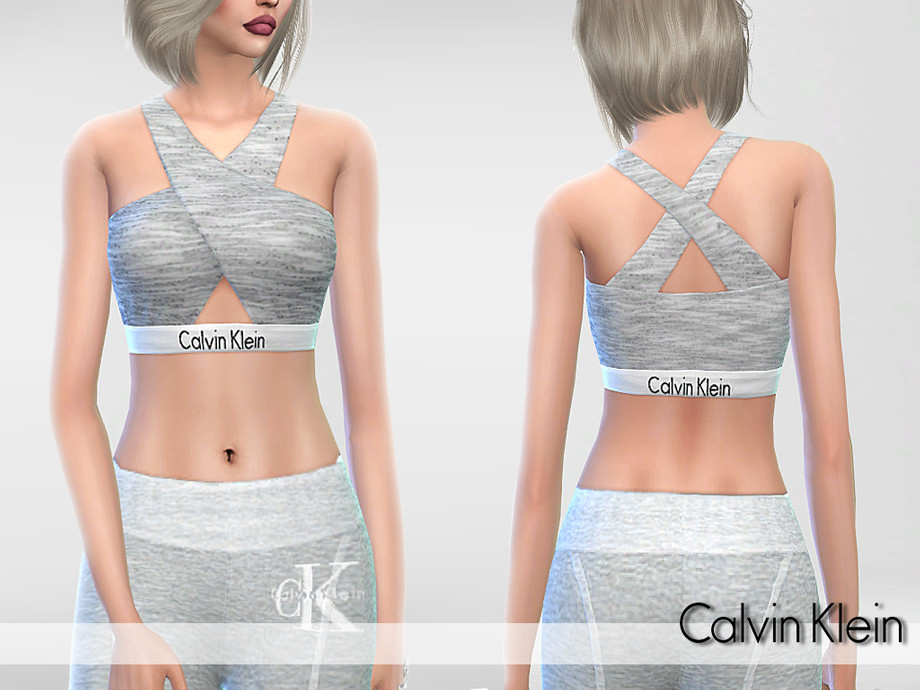 The Sims Resource - Calvin Klein Pyjama Top 01