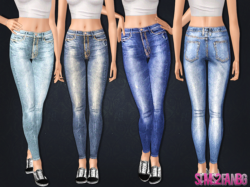 The Sims Resource - 436 - High Skinny jeans