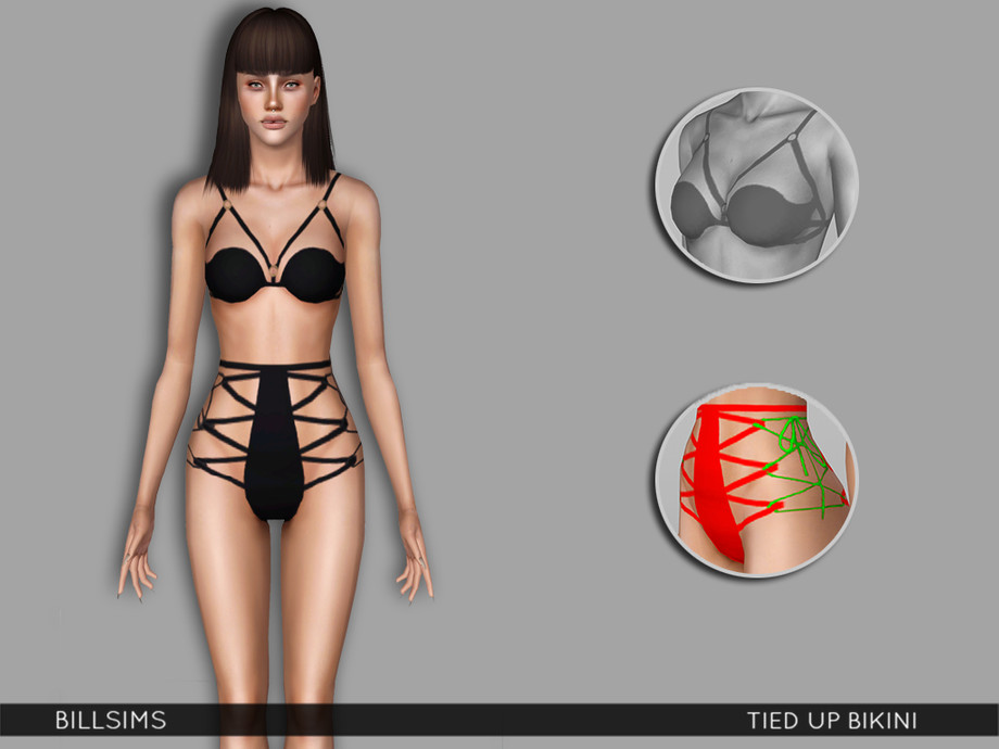 The Sims Resource - Tied Up Bikini - Bottom