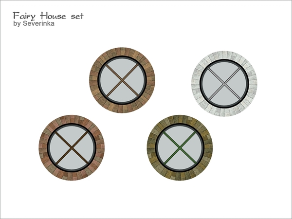 The Sims Resource - [FairyHouse] Round window small