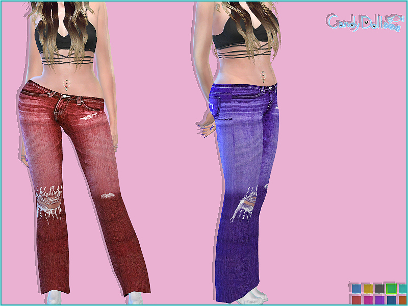 The Sims Resource - CandyDoll Sassy Jeans