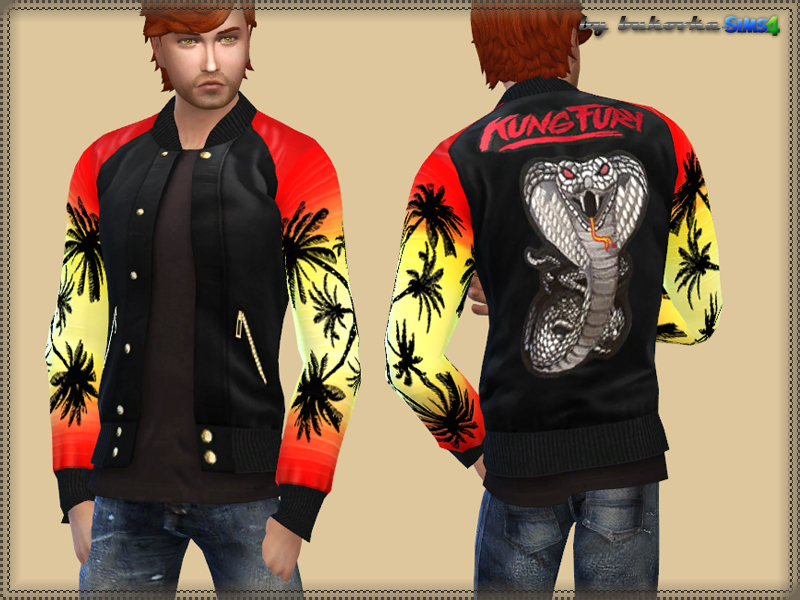 The Sims Resource - Jacket Kung Fury
