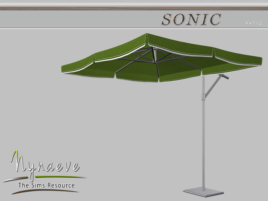 The Sims Resource - Sonic Patio Umbrella