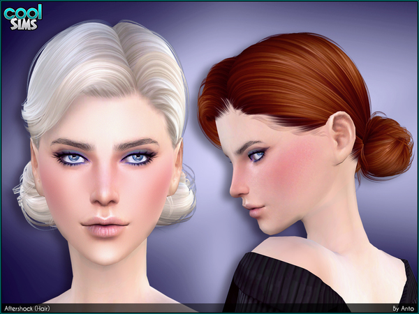 The Sims Resource - Anto - Puma (Hairstyle)