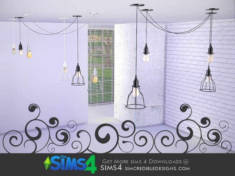 The Sims Resource - Nuance Ceiling Lamp