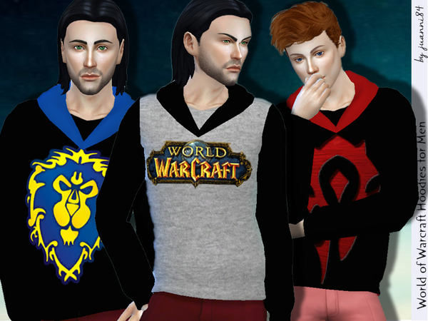 The Sims Resource - World of Warcraft Gaming Hoodies for Men