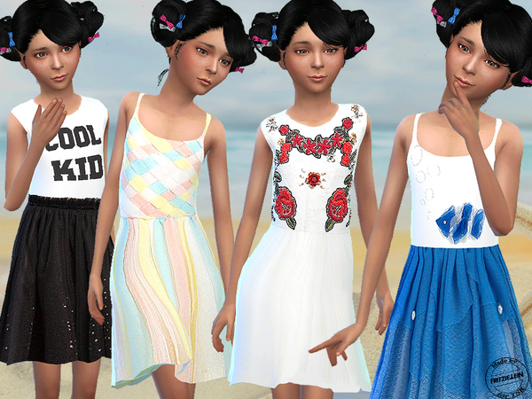 The Sims Resource - Sweet Summer Dresses