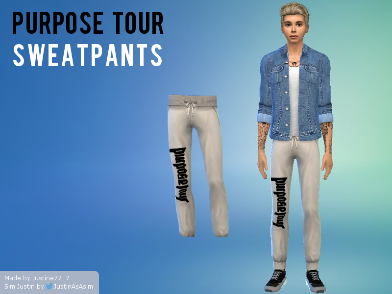 purpose tour sweatpants