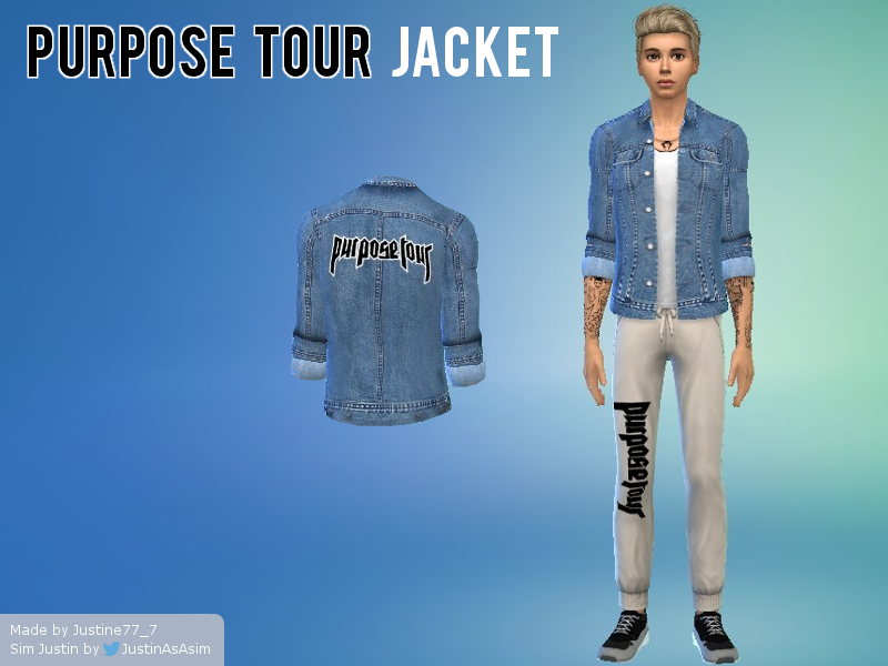 The Sims Resource - Purpose Tour jacket - Justin Bieber