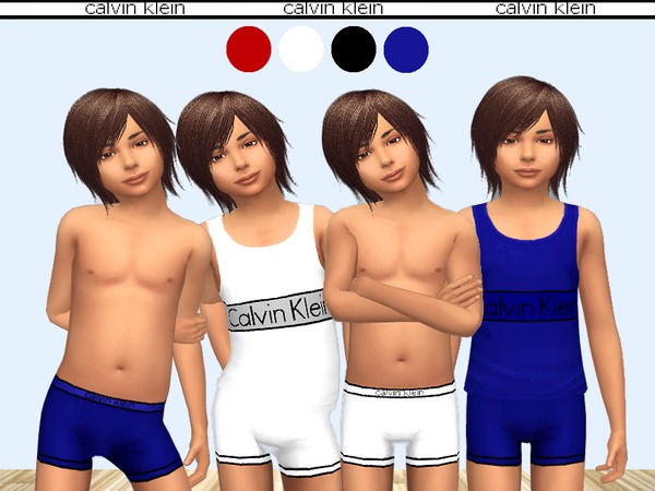 The Sims Resource - MP CK Top and Underwear for Child