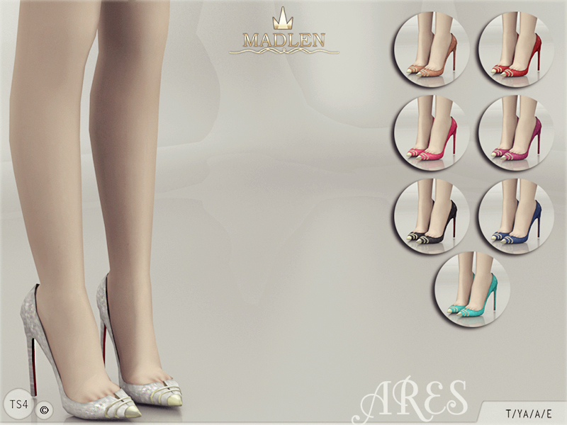 The Sims Resource - Madlen Ares Shoes