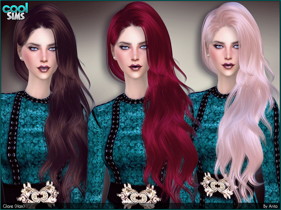 The Sims Resource - Anto - Glare (Hair)