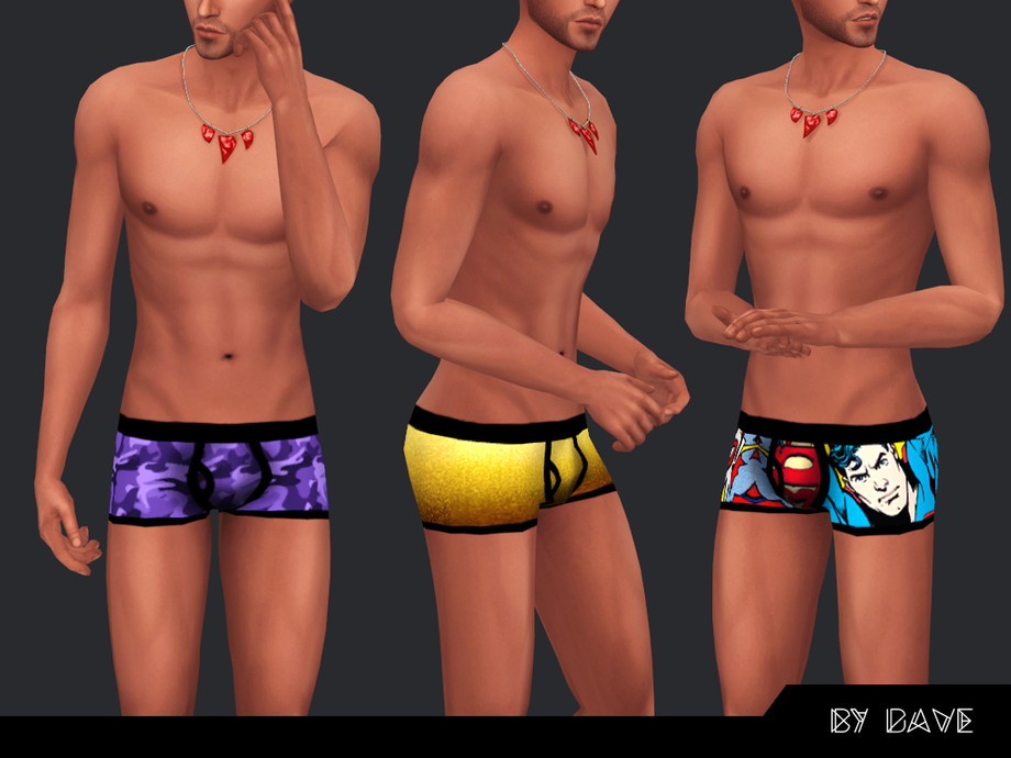 The Sims Resource - Underwear for boys