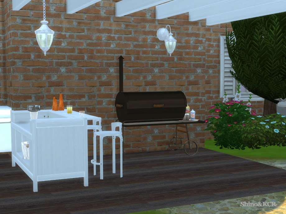 The Sims Resource - Outdoor 2016 Grill and Bar