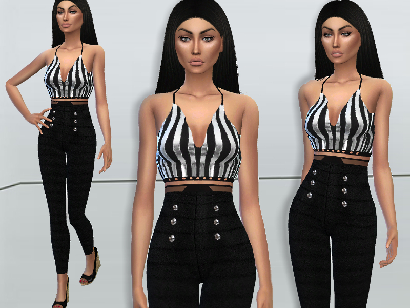 Chic Jumpsuit - The Sims Resource