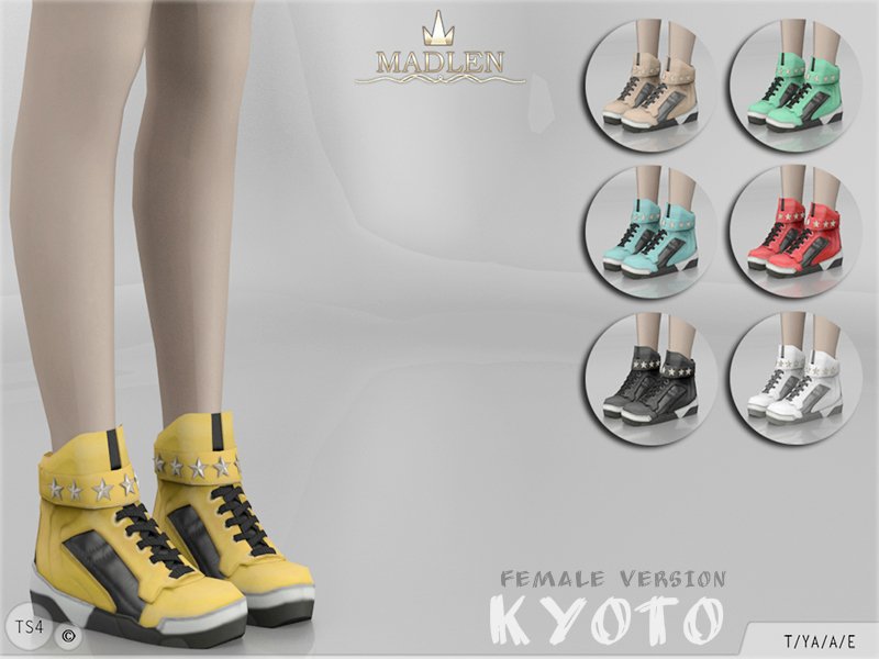 The Sims Resource - Madlen Kyoto Shoes(FEMALE)