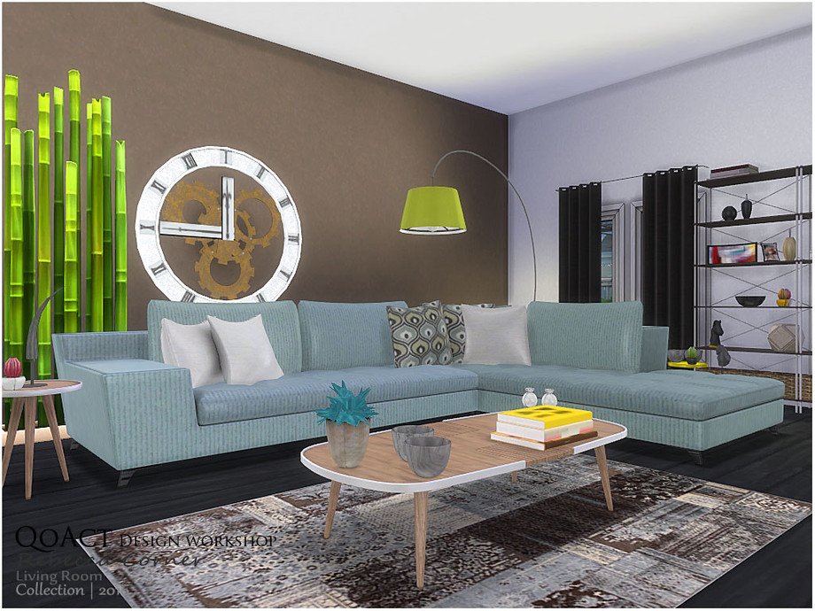 The Sims Resource - Rebecca Corner Living Room