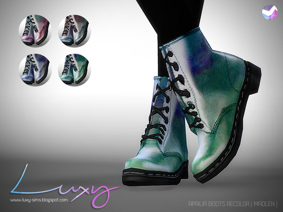 The Sims Resource - Aprilia Boots [RECOLOR] - mesh needed