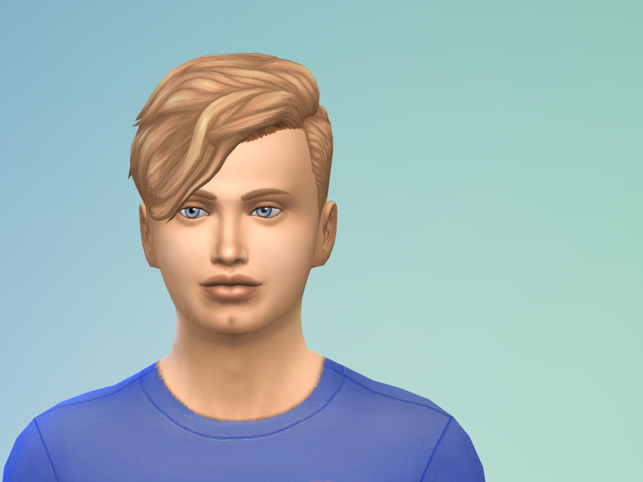 The Sims Resource - Kjlck - Caden Hair - Movie Hangout needed