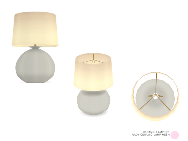 The Sims Resource - Living 3 Table Lamp Mesh