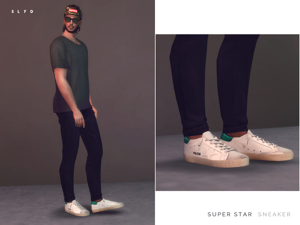 The Sims Resource - Super Star Sneakers (Male version)