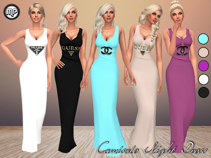 The Sims Resource - MP Camisole Night Dress