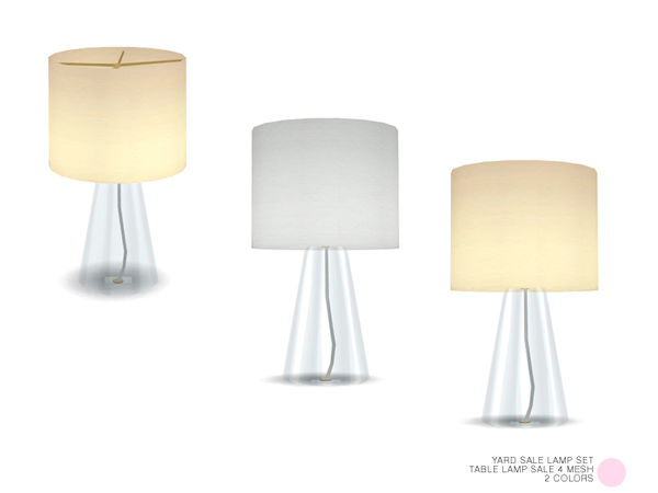 The Sims Resource - Table Lamp Sale 4 Mesh