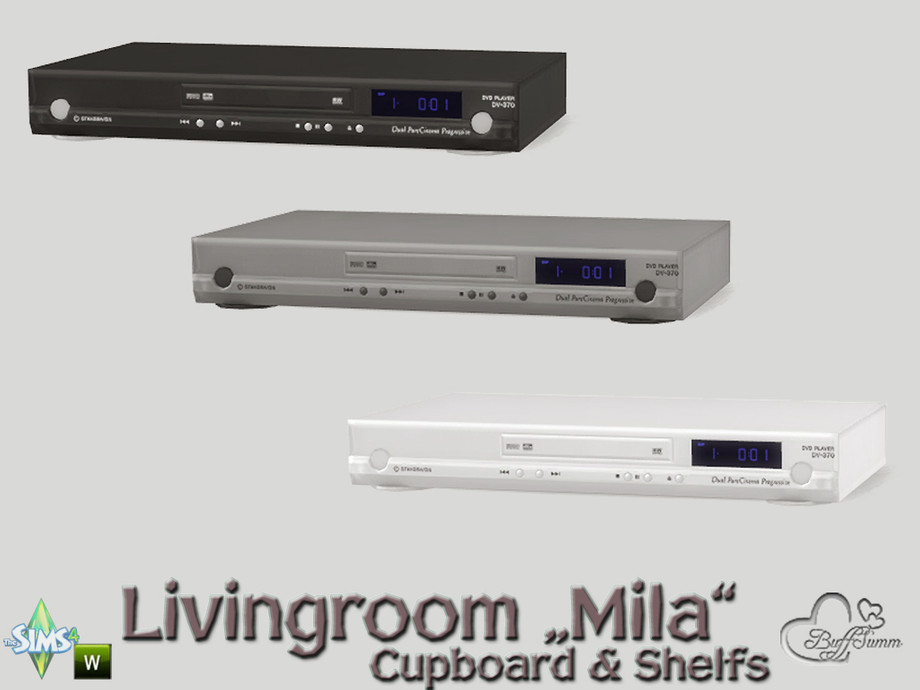 The Sims Resource - Mila Living DVD Player