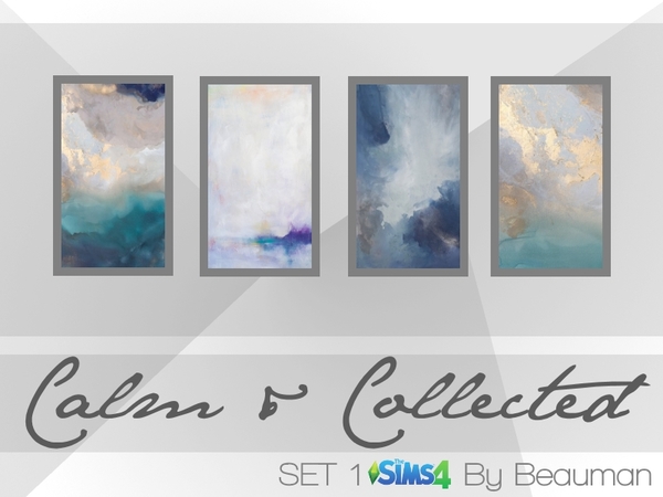 The Sims Resource - Calm & Collected Painting Set 1