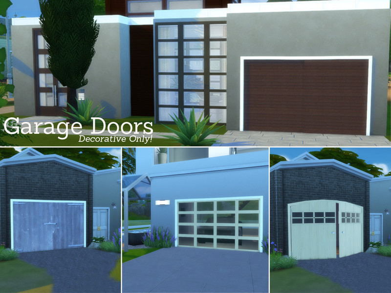 The Sims Resource - Garage Doors Set