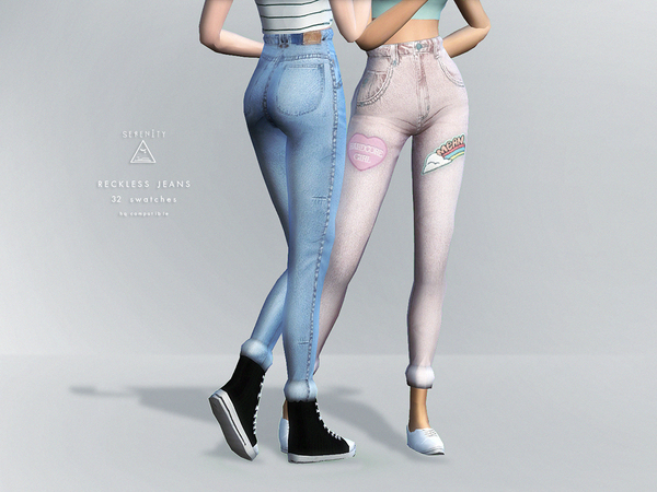The Sims Resource - Reckless Jeans