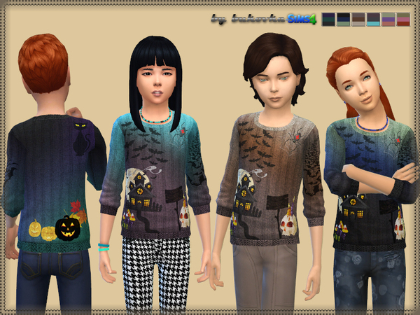 The Sims Resource - Spooky Sweater