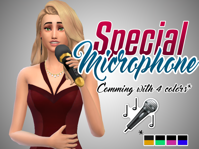 The Sims Resource - Special Microphone V02