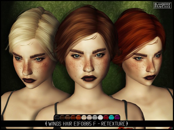 The Sims Resource Blahberry Pancake Wings Hair Eifo805 F Retexture